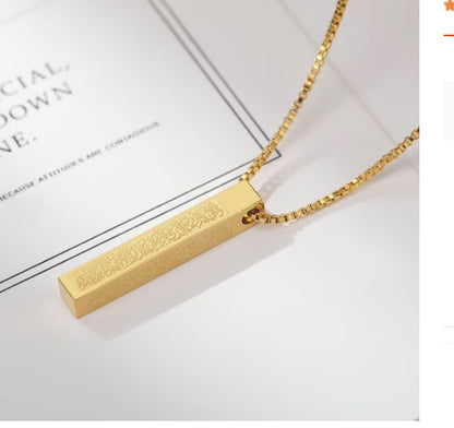 Long Bar Necklace
